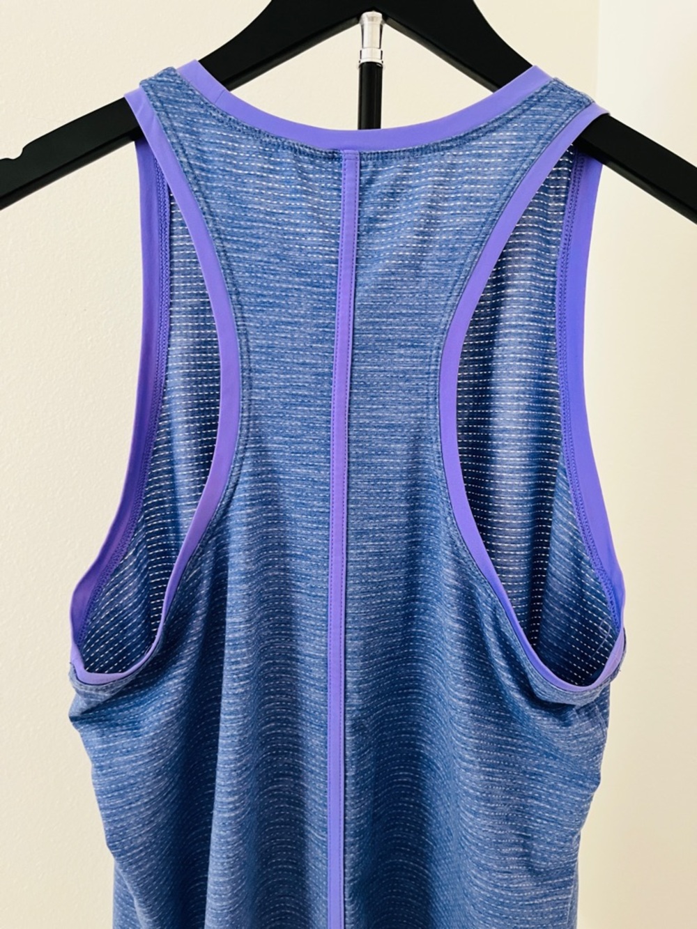 💙 Athletic Works Blue Knit Racerback Workout Tank | Medium - Picture 6 of 11